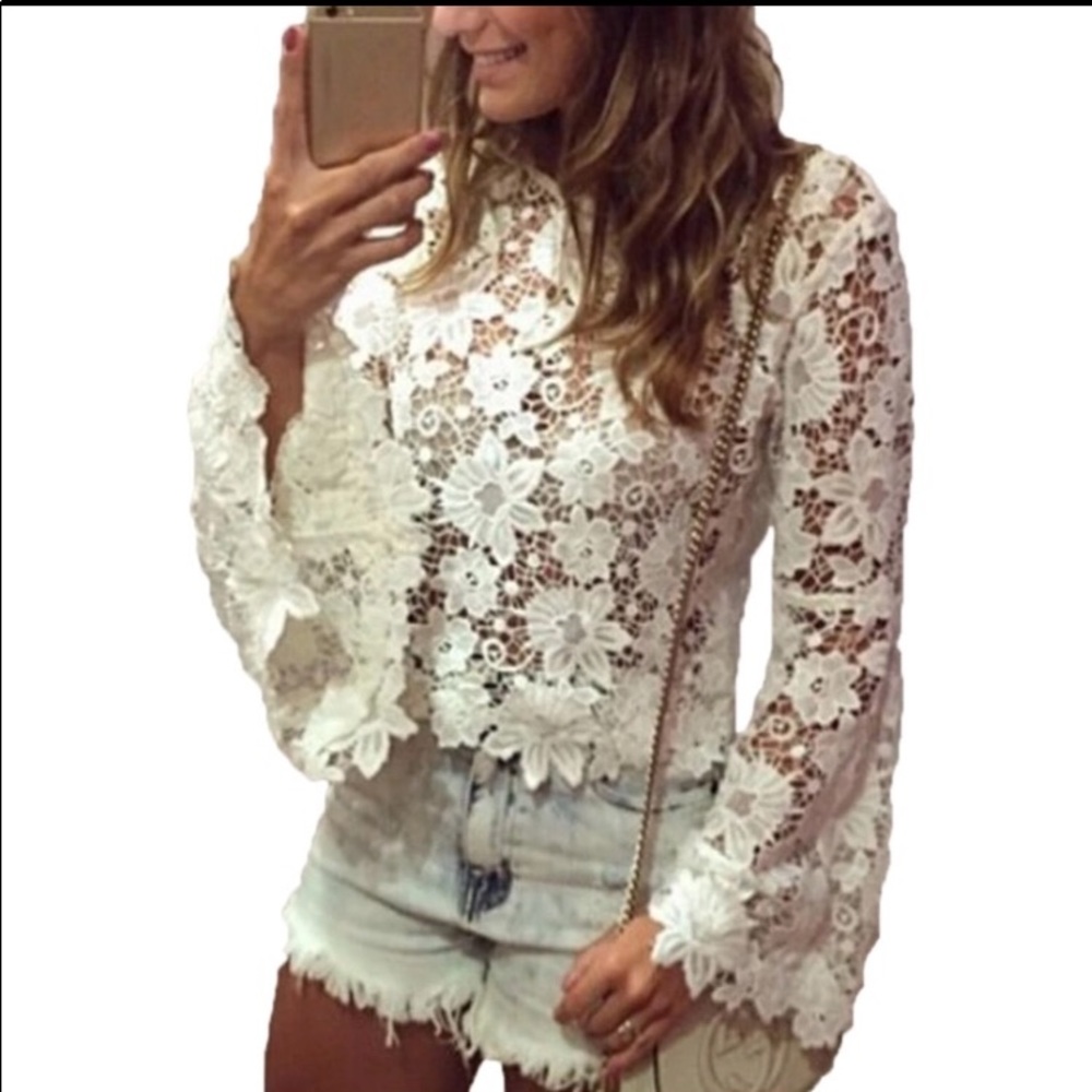 Boho lace top !